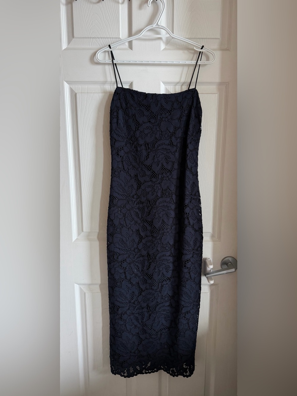 Zara ZW Collection Lace Pencil Midi Dress